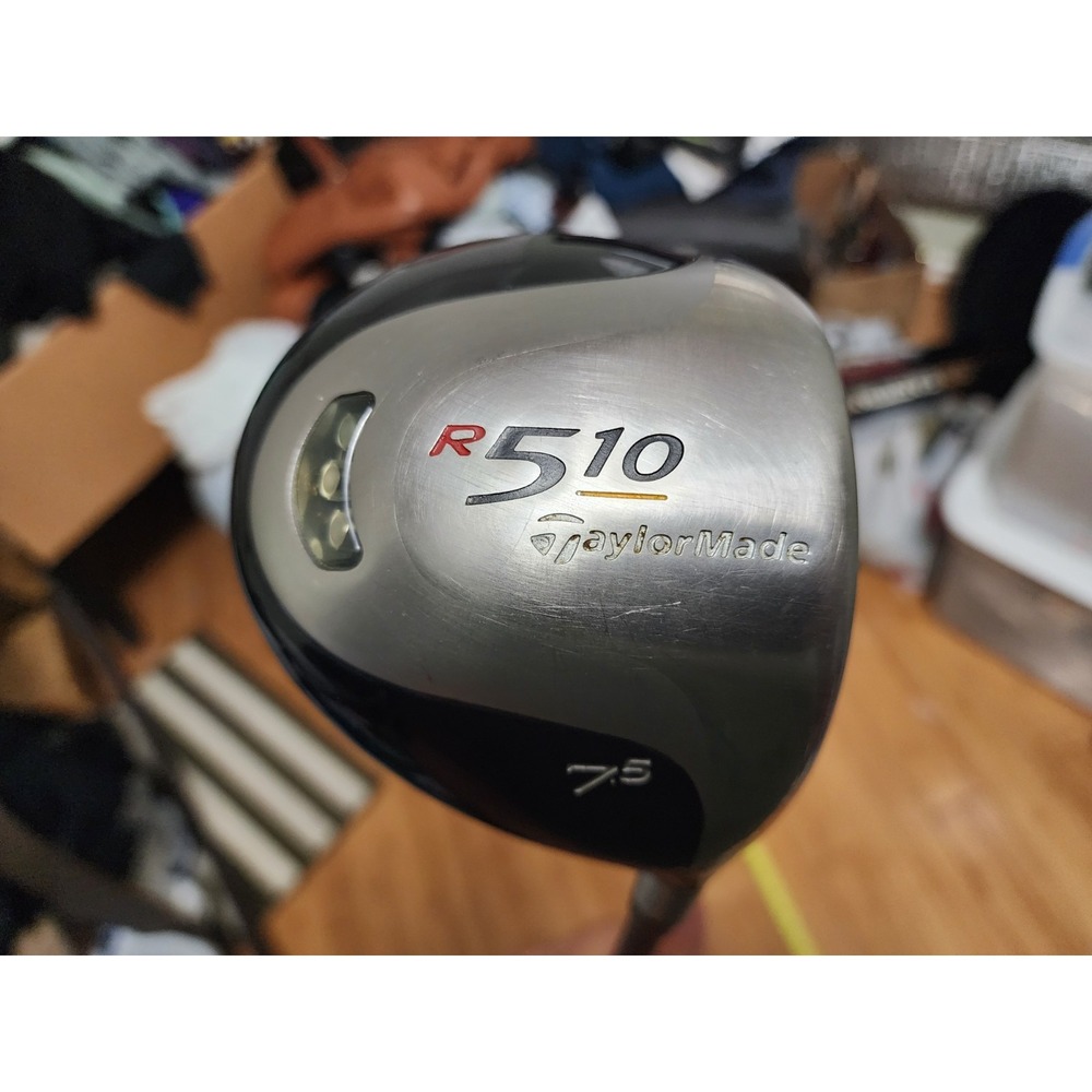 TaylorMade R510 7.5 Driver Stiff Flex Mens RH Titanium Low Torque Tip 44.75in